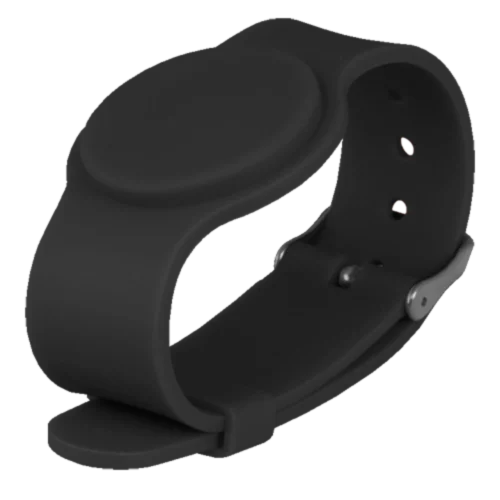 WL4 MFDF-ADJ-B Mifare DESFire siliconen verstelbare armband zwart (10 stuks)