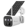 Nivian NV-CAM01-SOLAR4G Full HD 3MP 4G bullet camera voor buiten met accu, IR nachtzicht, wit licht, microSD en 2-weg audio en gratis applicatie