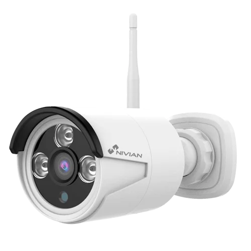 Nivian CAM30W 2K Full HD 3MP WiFi buiten bullet met IR nachtzicht, WDR en gratis applicatie