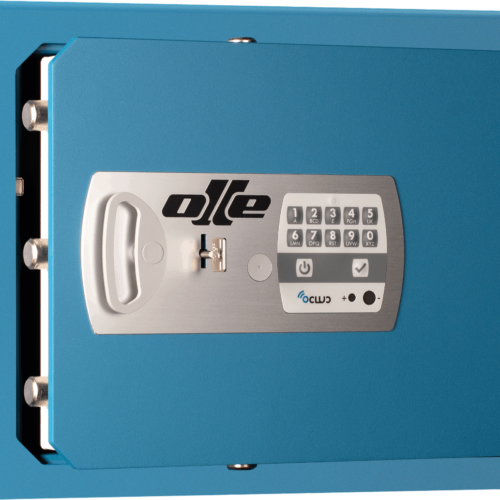 Ollé S802LE vrijstaande stevige stalen kluis met sleutelslot, codepaneel, applicatie en VdS Klasse 1, EN 1300 Class A, a2p Niveau AE certificering