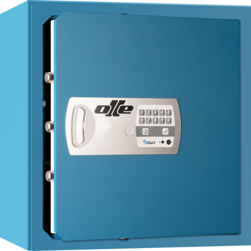 Ollé S803E vrijstaande stevige stalen kluis met codepaneel, applicatie en VdS Klasse 1, EN 1300 Class A, a2p Niveau AE certificering