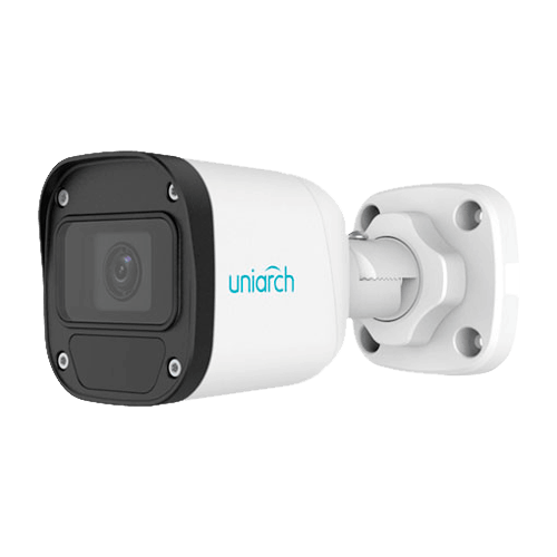 Uniarch IPC-B125-APF28 Full HD 5MP buiten bullet camera met 2.8 mm lens, 30m Smart IR, WDR, PoE, ingebouwde microfoon en gratis applicatie