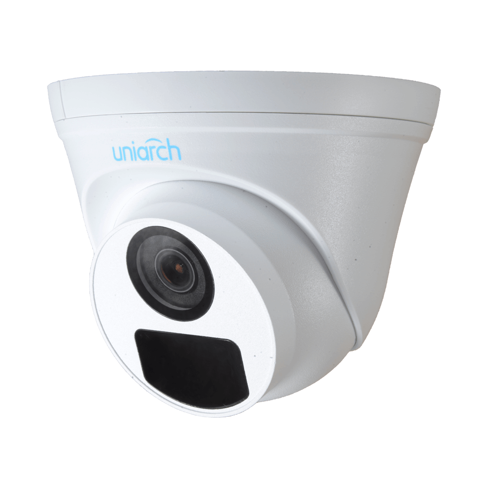 Uniarch IPC-T122-APF40-WebStore4 Uniarch IPC-T122-APF40 Full HD 2MP buiten turret camera met 4mm lens, 30m Smart IR, WDR, PoE, ingebouwde microfoon en gratis applicatie
