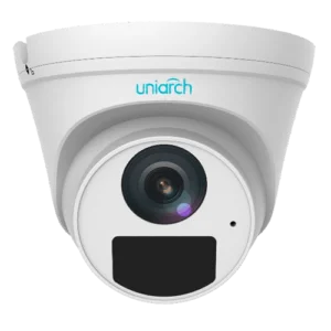 Uniarch IPC-T124-APF40 Full HD 4MP buiten turret camera met 4 mm lens, 30m Smart IR, WDR, PoE, ingebouwde microfoon en gratis applicatie