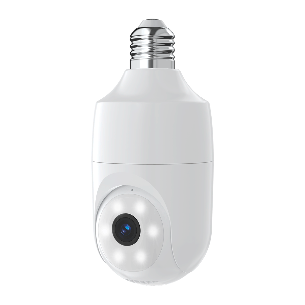 VicoHome DP01-WebStore4 VicoHome DP01 3 megapixel WiFi camera met E27 fitting voeding, IR nachtzicht, wit licht, PIR, microSD en 2-weg audio