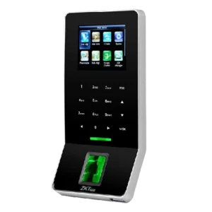 ZKTeco F22 stand alone vingerafdruk, PIN en RFID kaart lezer met Wi-Fi voor binnen met 2.4-inch touch screen TCP/IP