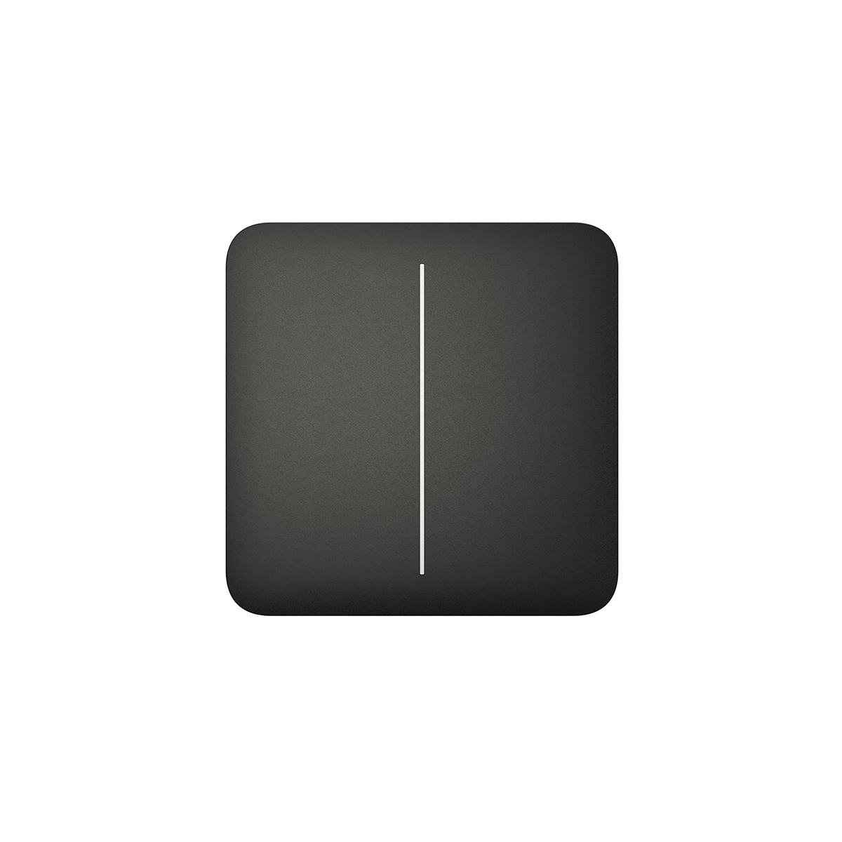 Ajax SoloButton Zwart-WebStore4 Ajax SoloButton Zwart dubbele knop voor slimme tweepolige schakelaar