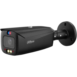 Dahua IPC-HFW3849T1-ZAS-PV-B UltraHD 4K WizSense 8MP Full-color TiOC Active Deterrence bullet camera met gemotoriseerde lens, 50 meter IR en wit LED tot 40 meter, alarm, MicroSD en ingebouwde microfoon en speaker