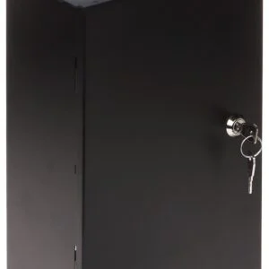 WL4 STC2-B zwarte universele afsluitbare stalen montage kast