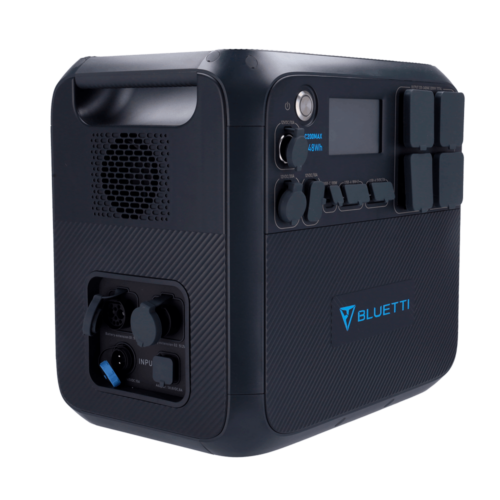 BLUETTI AC200MAX krachtige accu 2048Wh met twee 12V uitgangen, vier 230VAC uitgangen, vijf USB poorten en gratis applicatie