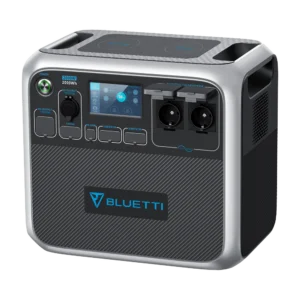 BLUETTI AC200P krachtige accu 2000Wh met vier 12V uitgangen, twee 230VAC uitgangen, vijf USB poorten en gratis applicatie