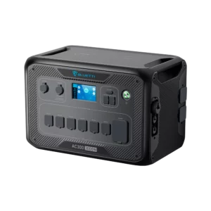 BLUETTI AC300 UPS omvormer voor B300 met 3000W zes AC outputs, één 12V output, één 24V output en vijf USB poorten