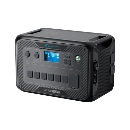 BLUETTI AC300 UPS omvormer voor B300 met 3000W zes AC outputs, één 12V output, één 24V output en vijf USB poorten