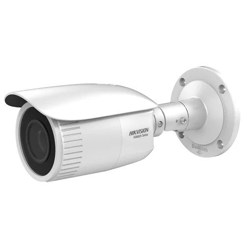 Hikvision HWI-B640HA-Z HiWatch Full HD 4MP buiten bullet camera met IR nachtzicht, gemotoriseerde varifocale lens, Motion Detection 2.0, microSD, 120dB WDR en PoE