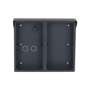 Dahua VTM28R4 zwarte opbouw behuizing met regenkap voor 2x 2 modules Dahua VTO4202F serie