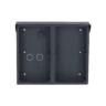 Dahua VTM28R4 zwarte opbouw behuizing met regenkap voor 2x 2 modules Dahua VTO4202F serie
