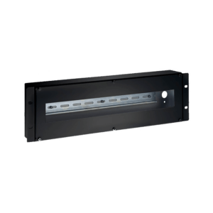 WL4 DIN-R-3U DIN rail 3U zwart 19'' rackpaneel