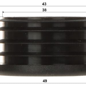 WL4 MTMD-3945 Dop voor mast of buis diameter 39-45mm