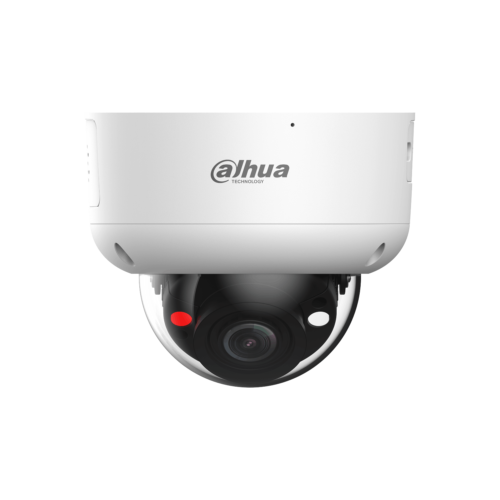 Dahua IPC-HDBW3449R1-ZAS-PV Full HD 4MP WizSense TiOC buiten dome camera met 50m IR en 40m wit LED nachtzicht, gemotoriseerde varifocale lens, SD slot en 120dB WDR