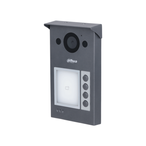 Dahua VTO3311Q-WP IP video intercom 1,2 en 4-knop buiten station (netwerkkabel aansluiting) met PoE, Wi-Fi en Mifare kaartlezer