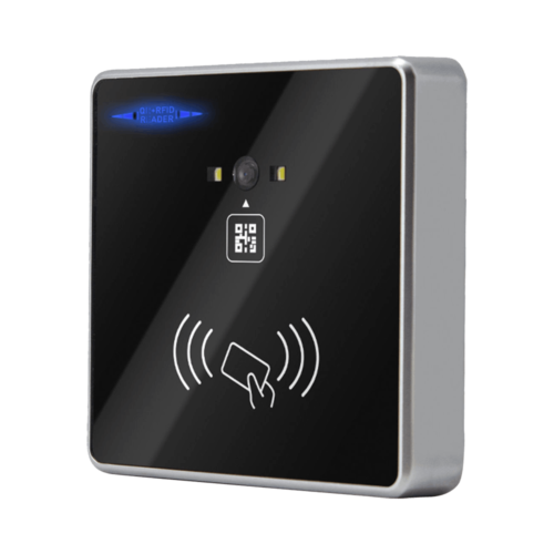 WL4 RPRO-QR-MF-B kaartlezer MF 13.56Mhz en QR code lezer voor binnen met Wiegand en RS485 uitgang