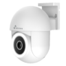 Nivian IPC-0S4-L-MINI Full HD 4MP witte Wi-Fi mini PT full color camera voor buiten met IR nachtzicht, auto tracking, microSD en 2-weg audio op Tuya app