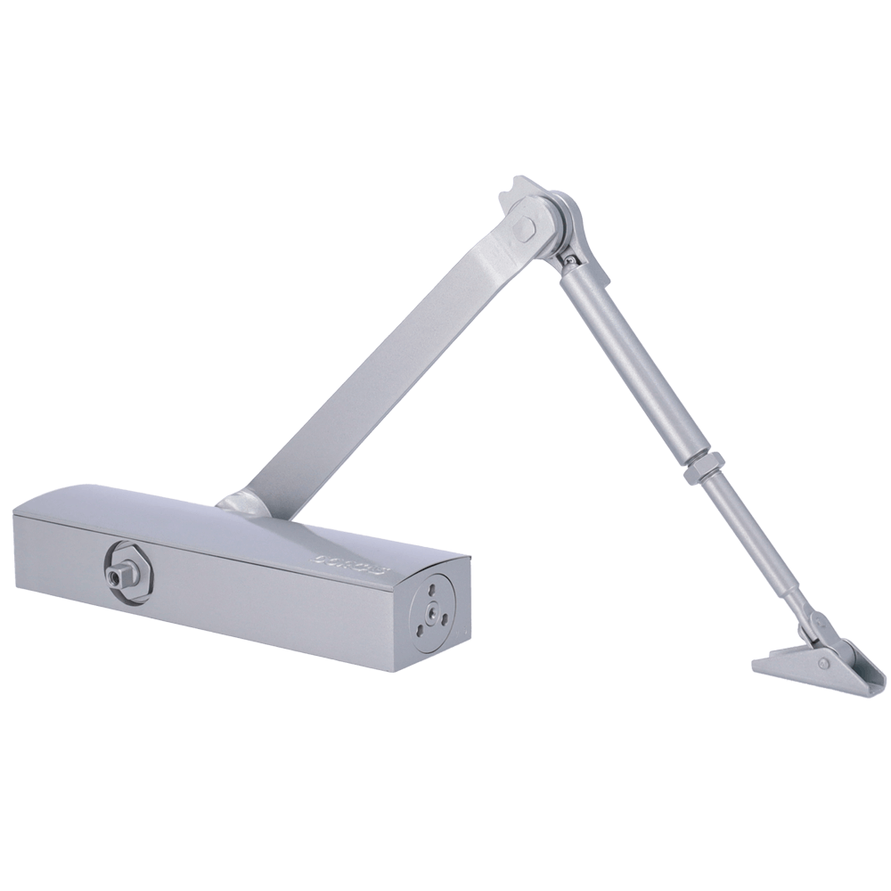 DR-D-22194-WebStore4 WL4 DD-94 Zilveren deurdranger met twee snelheden voor links of rechts openende deuren tot 100kg