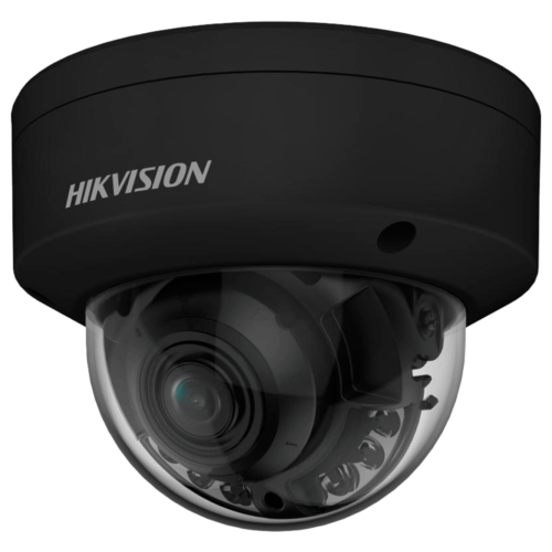 Hikvision DS-2CD2787G2HT-LIZS-B 2.8-12 8MP ColorVu Full HD AcuSense dome buiten camera met 2.8-12mm lens, Wit LED, IR nachtzicht, PoE, 130dB WDR en microSD opname