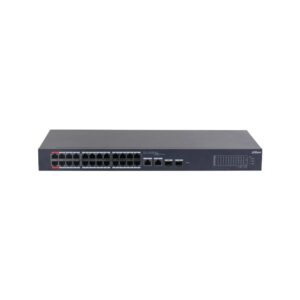 Dahua CS4226-24ET-240 24 poort 802.3af/at/bt PoE switch met 2 uplink poorten en 250m PoE bereik
